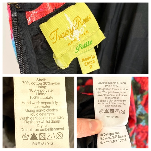 Anthro Tracy Reese Noisette Lace Dress 2P - Picture 7 of 8